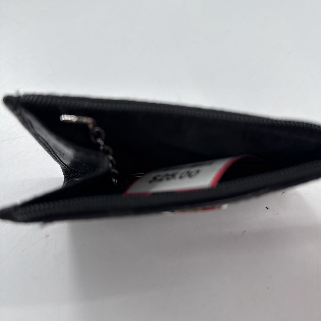 signature stripe coin purse