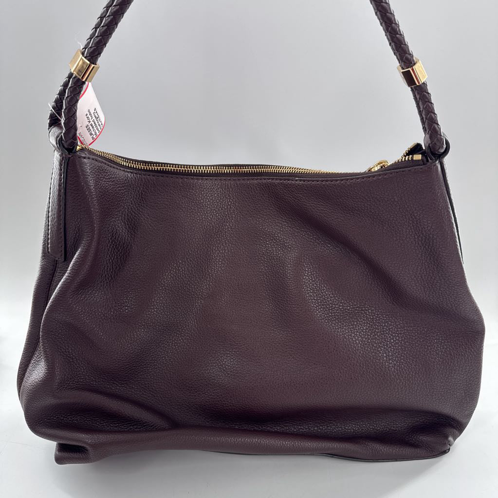 pebbled hobo shoulder bag