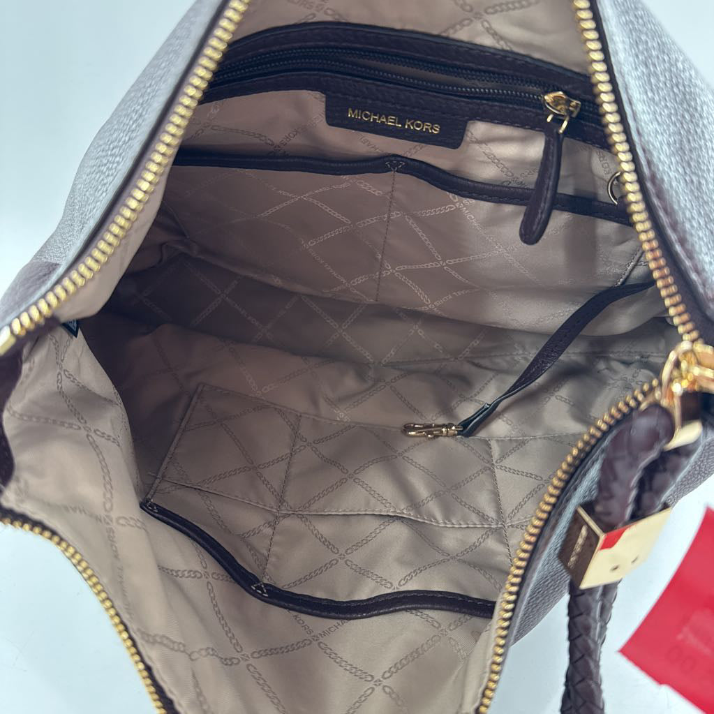 pebbled hobo shoulder bag