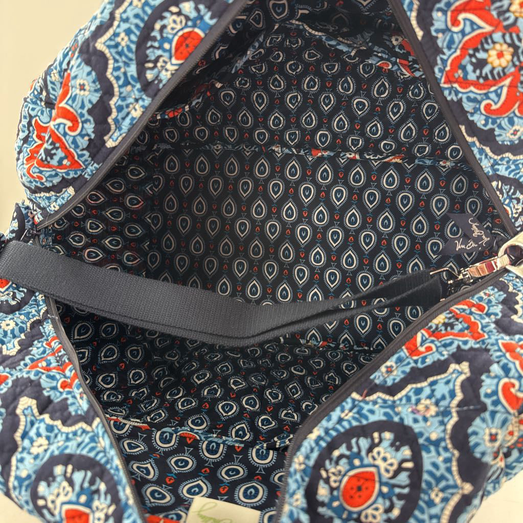 quilted paisley weekender