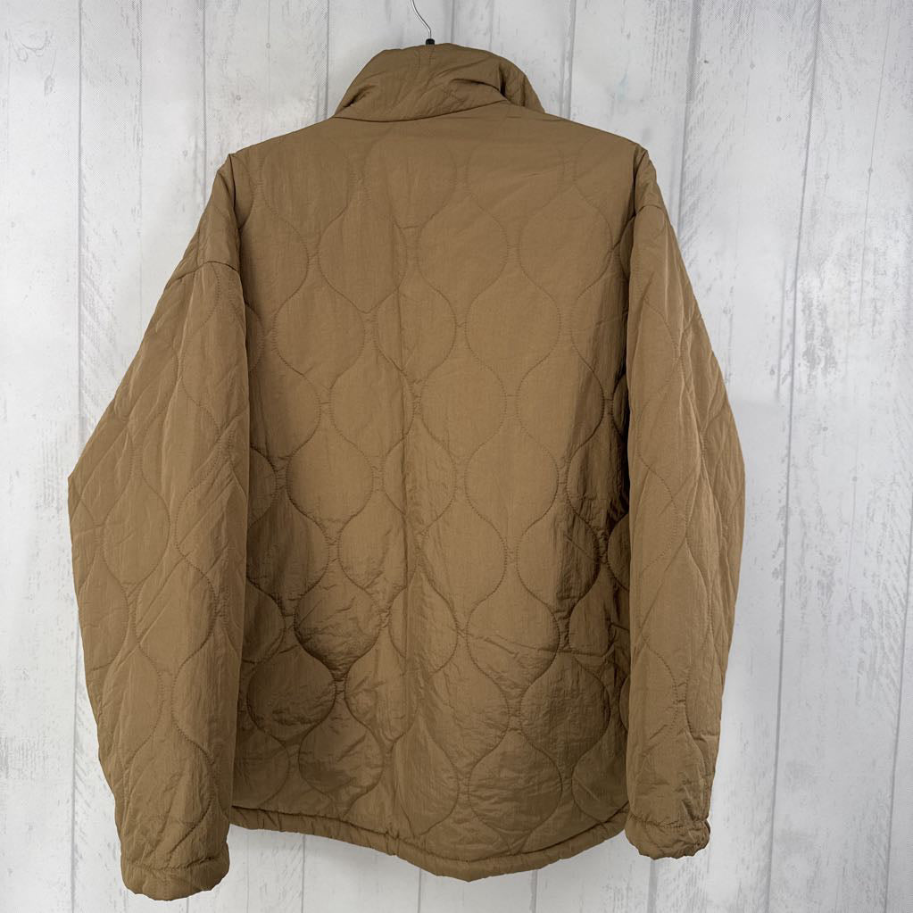 L nylon quilted jacket