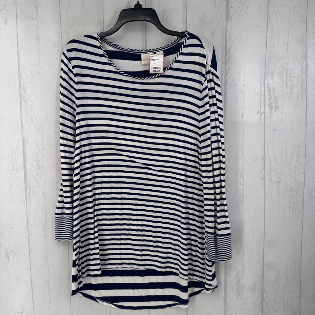 L l/s stripe top
