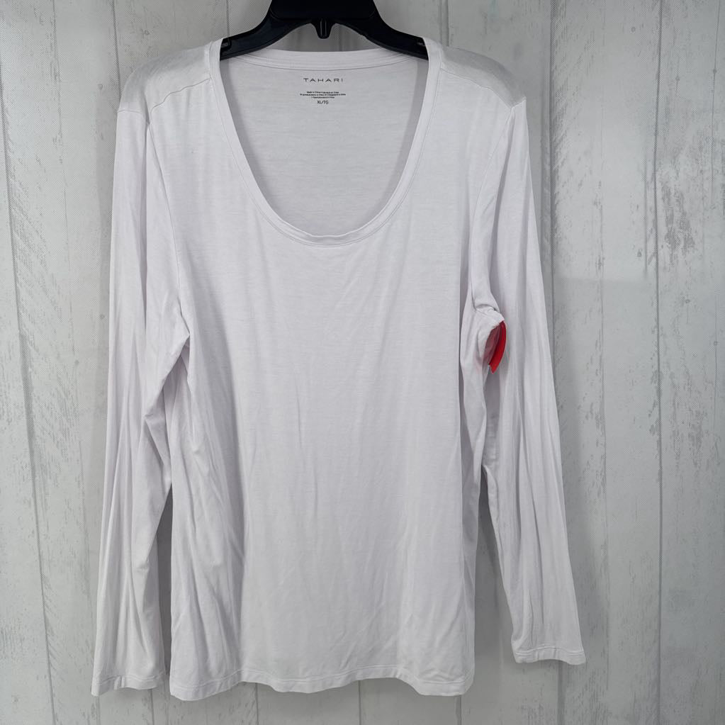 XL scoop neck l/s tee