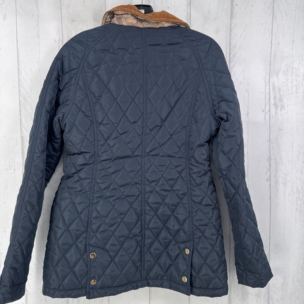 M quilted sherpa lined coat