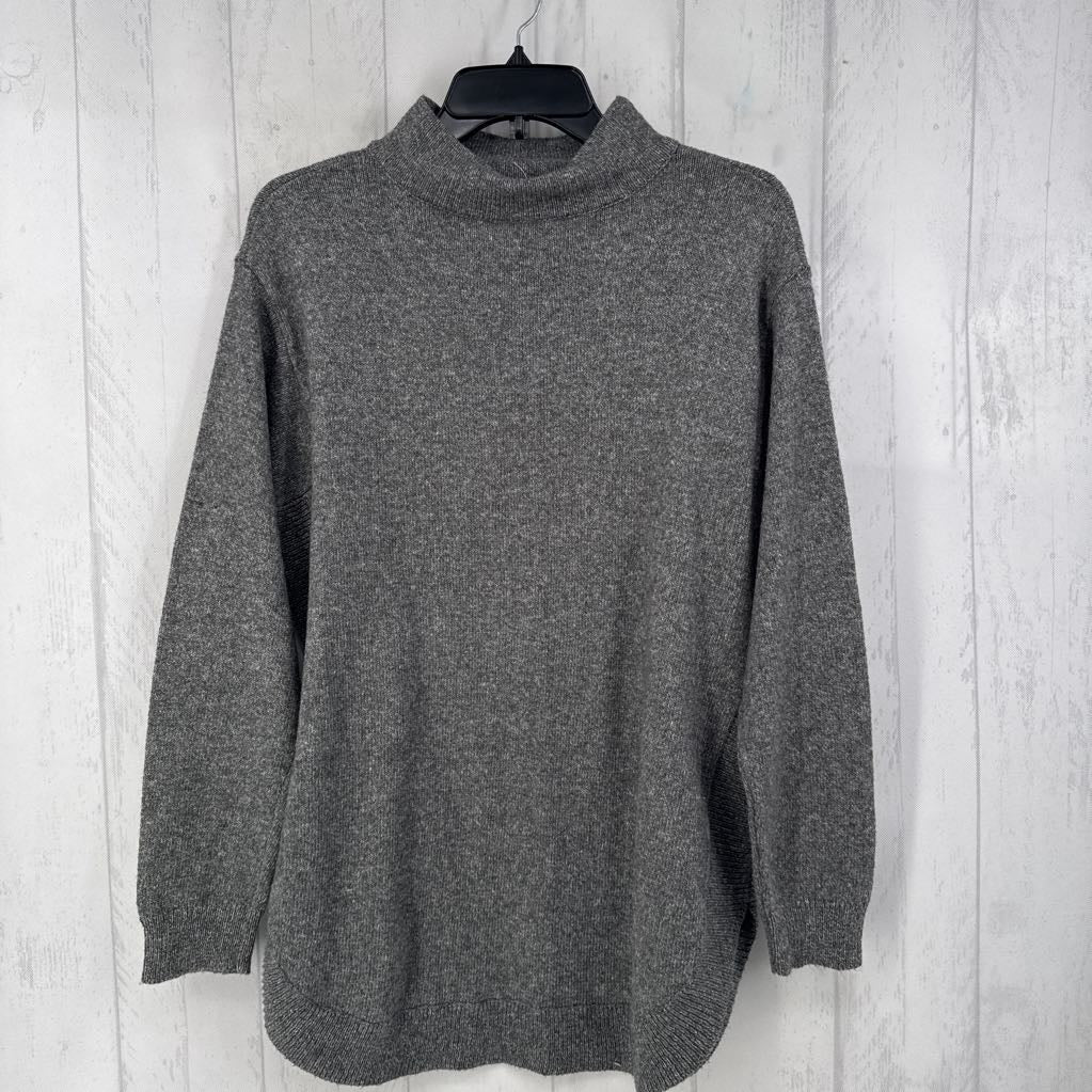 L l/s mock neck sweater