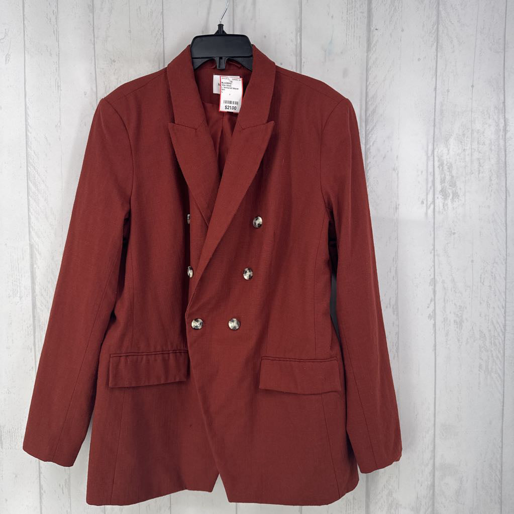 L textured blazer