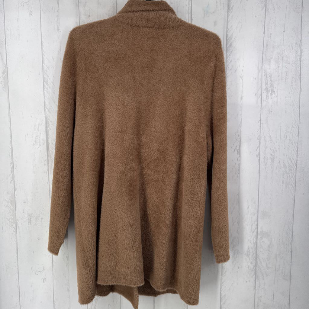 XL l/s fuzzy knit sweater coat