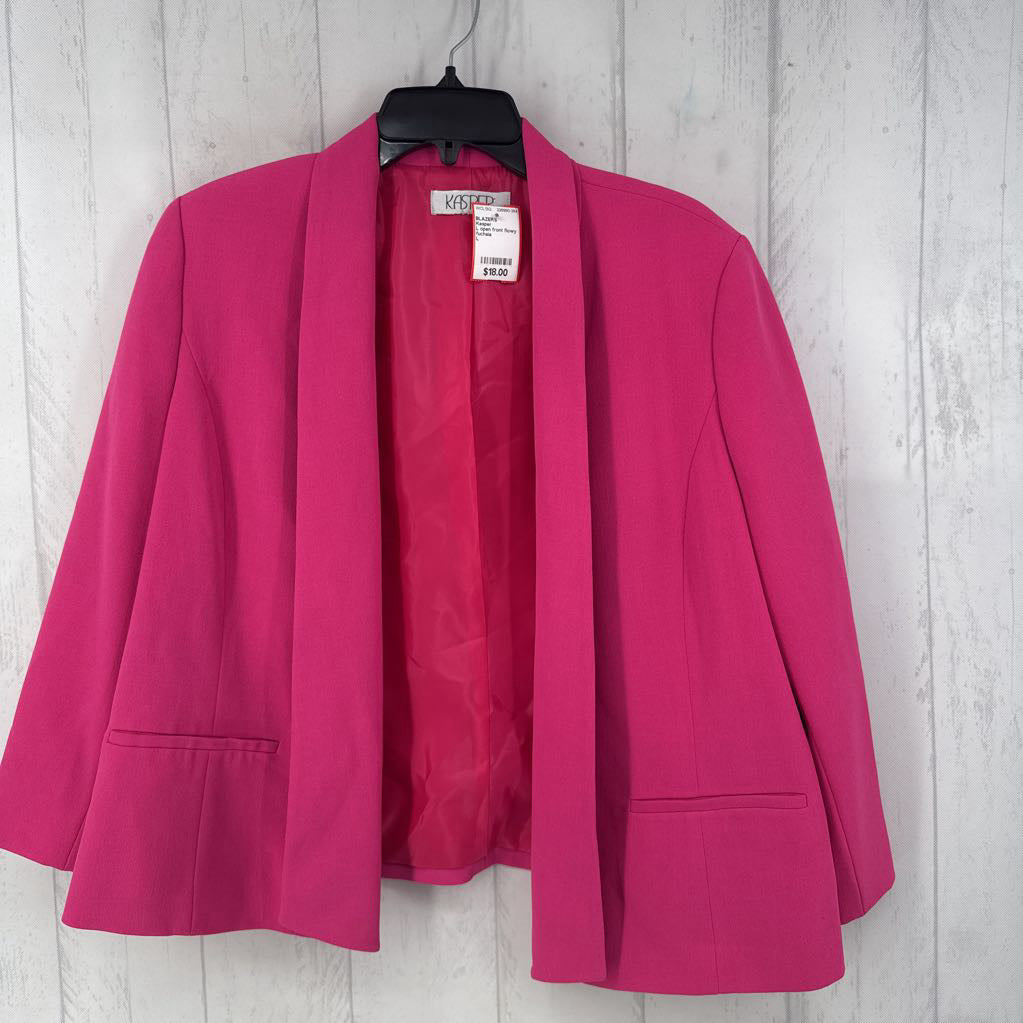 L open front flowy blazer