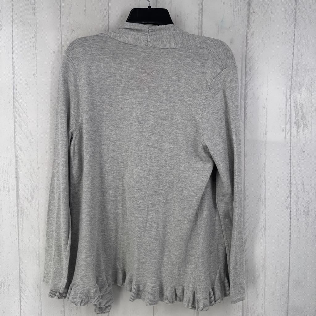 R60 M ruffle open cardigan