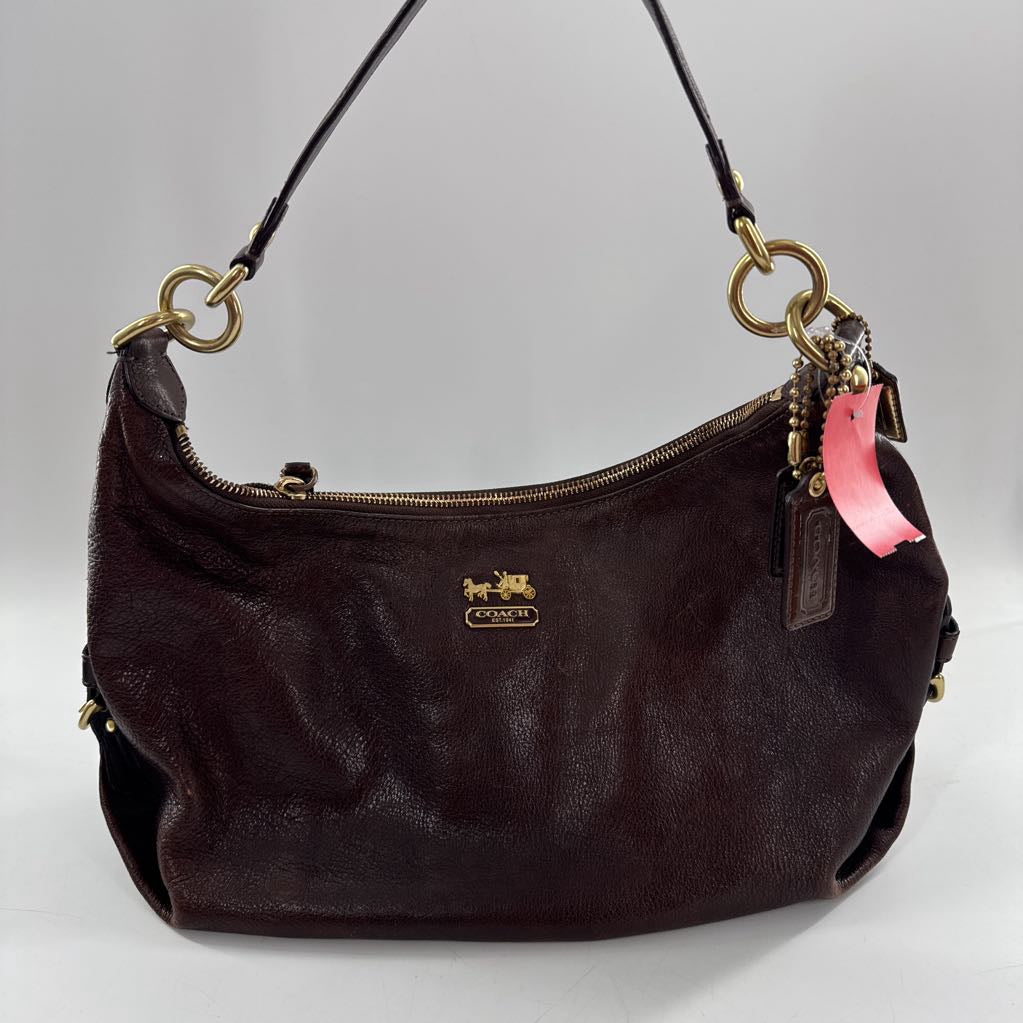 vintage leather shoulder bag