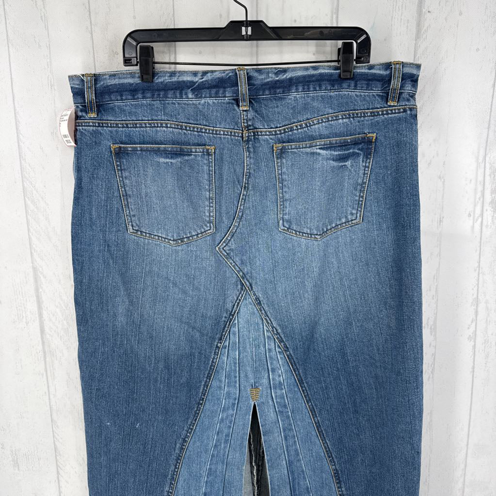 14 a-line denim skirt