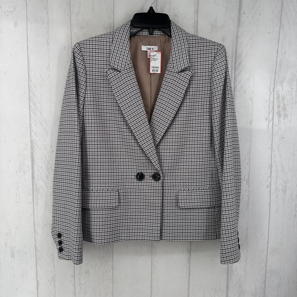 10 houndstooth print blazer