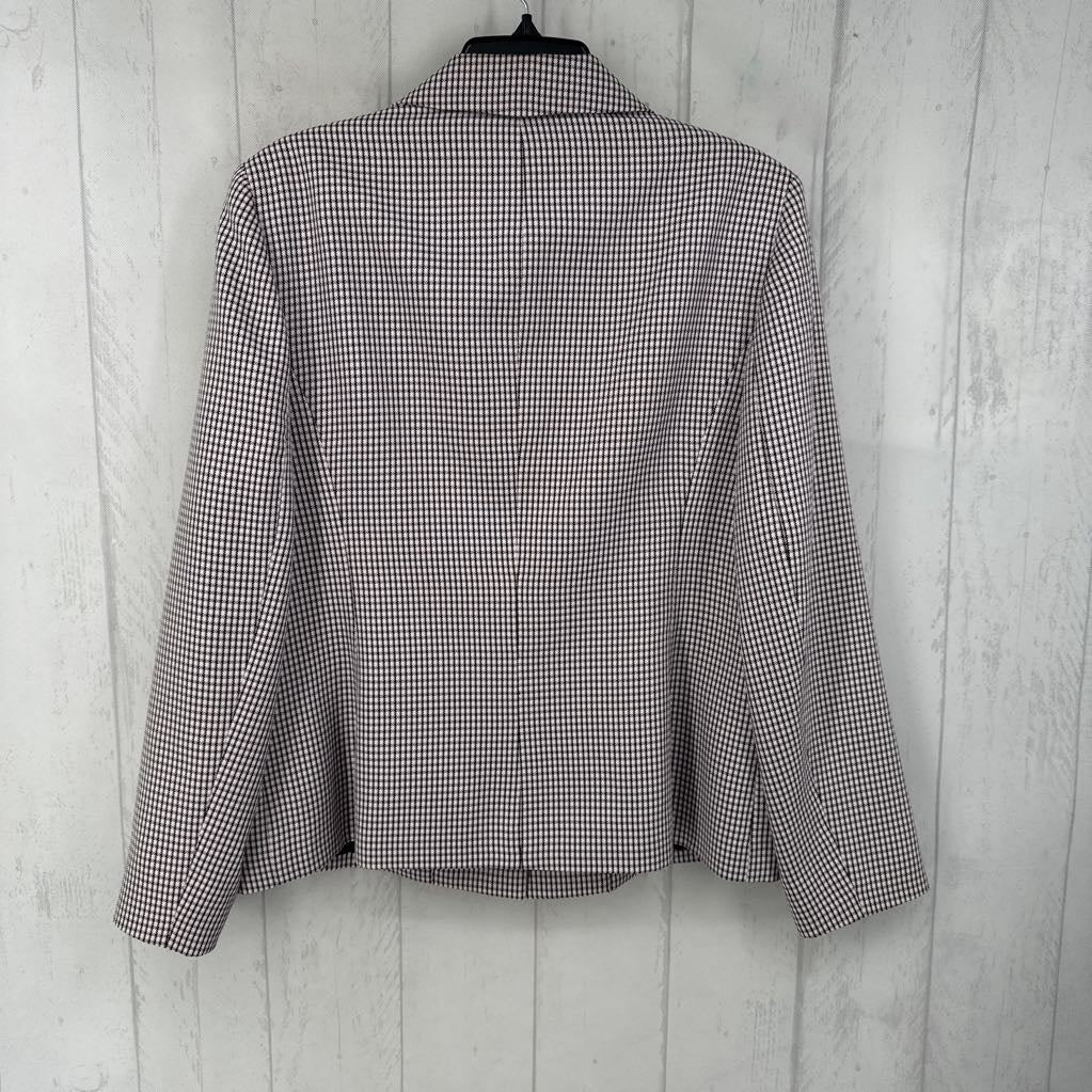 12 checkered blazer