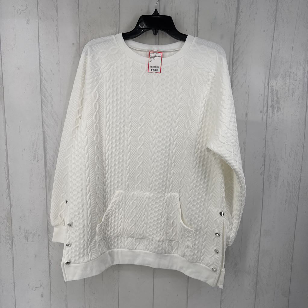 XL quilted crewneck sweatshirt