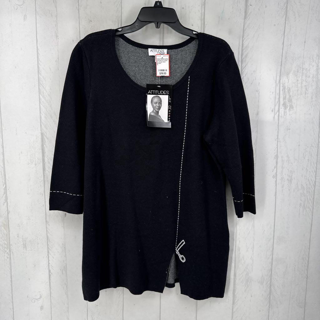 XL scoop neck tunic sweater