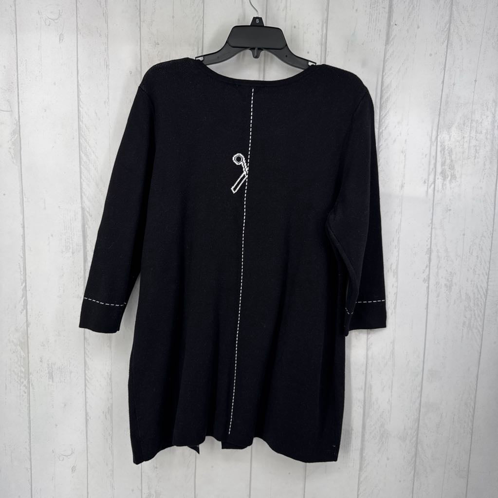 XL scoop neck tunic sweater