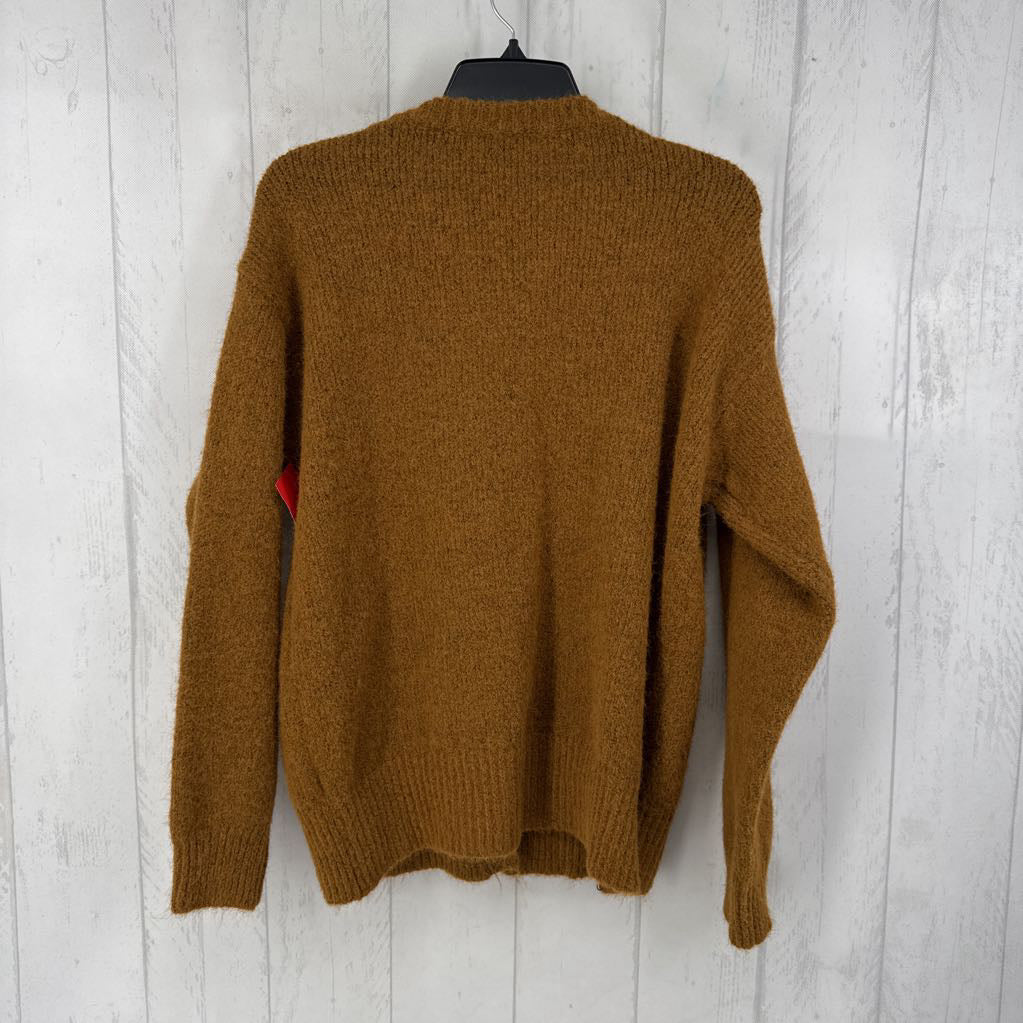 XL wool blend button down cardi