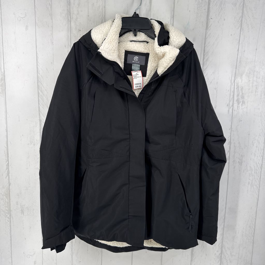 L sherpa lined coat