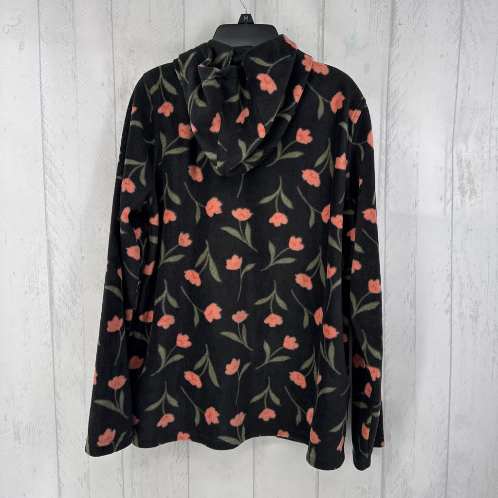 M fleece flo print jacket