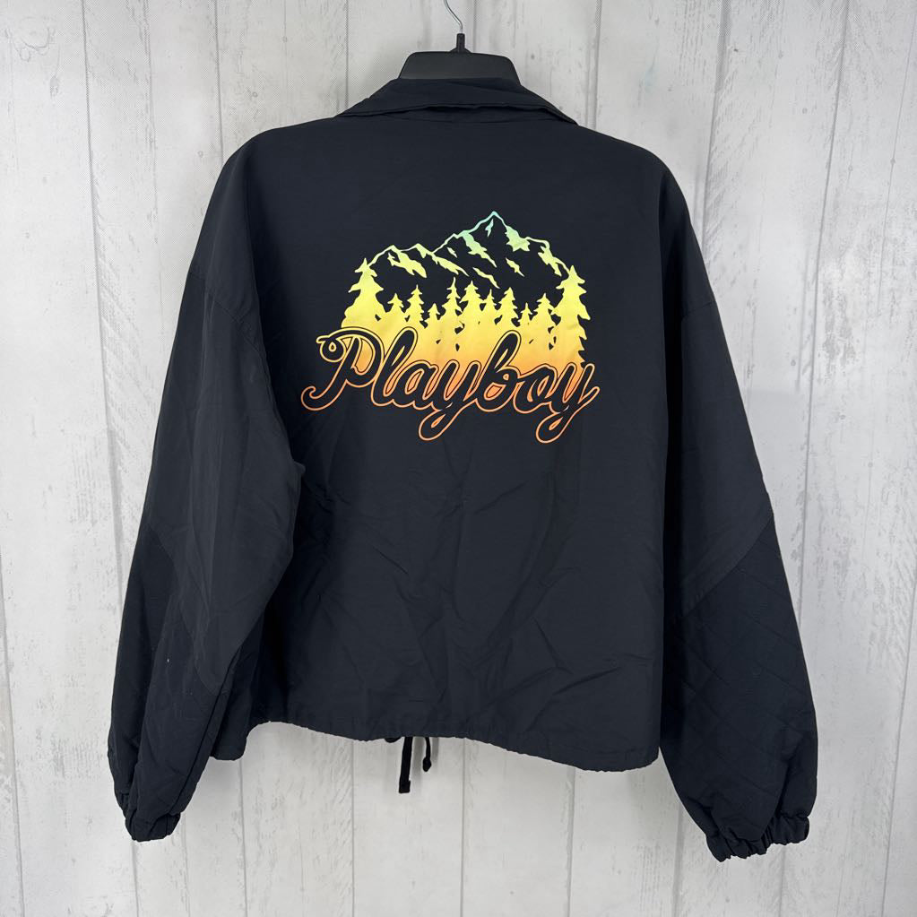 R65 M/L nylon pull over jacket