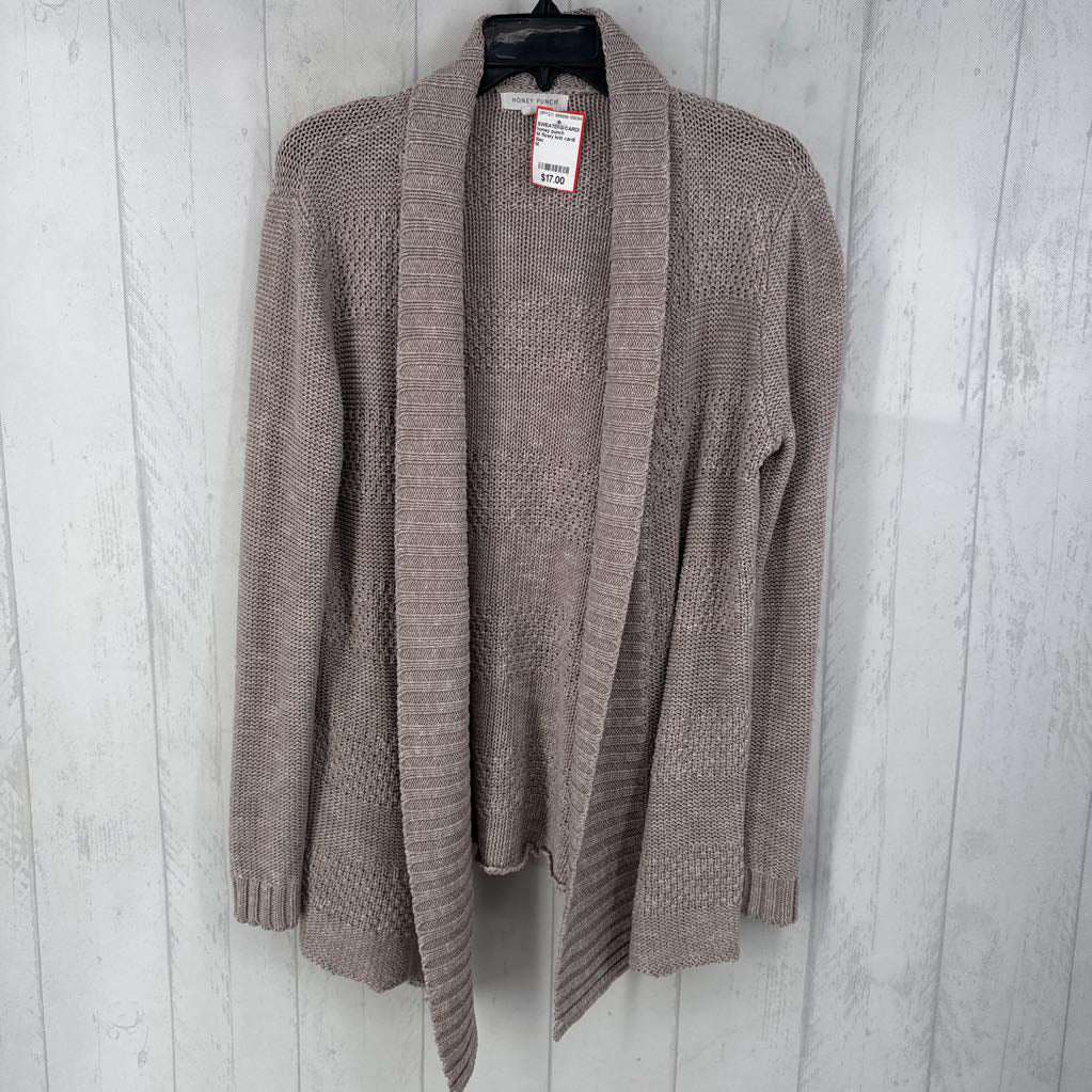M flowy knit cardi