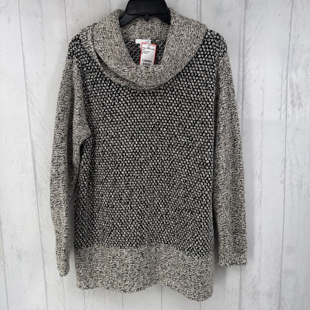 M cowl neck sweater