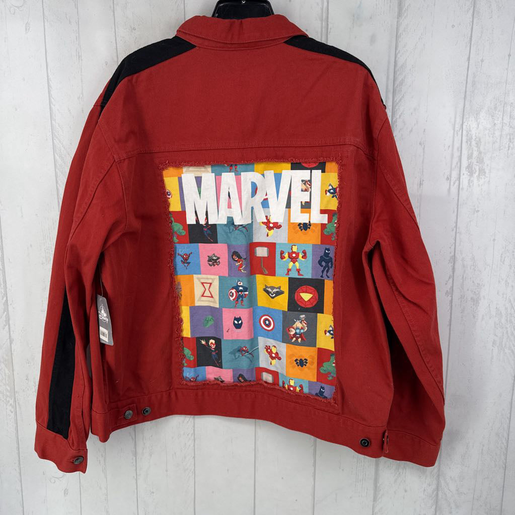 XL marvel jean jacket