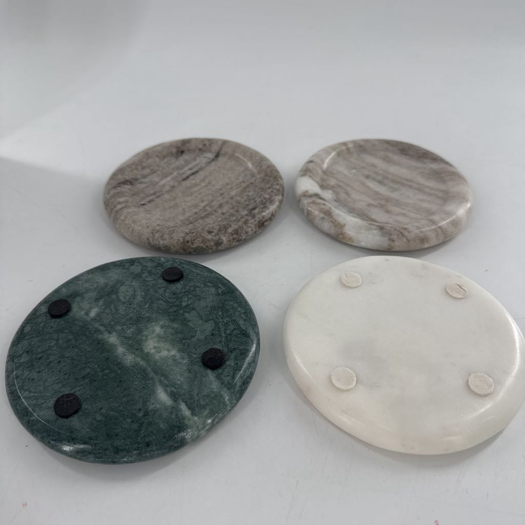 aegean marble coasters