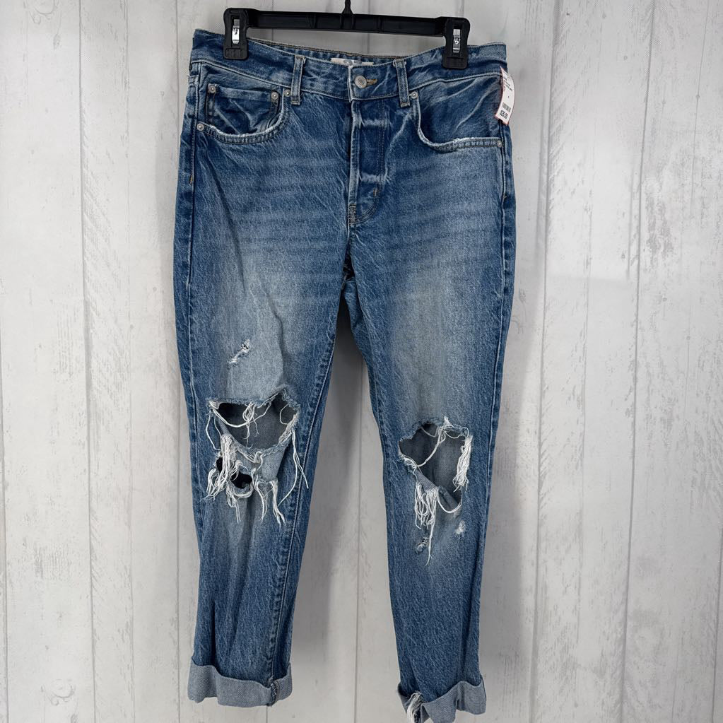 27 cuffed jeans