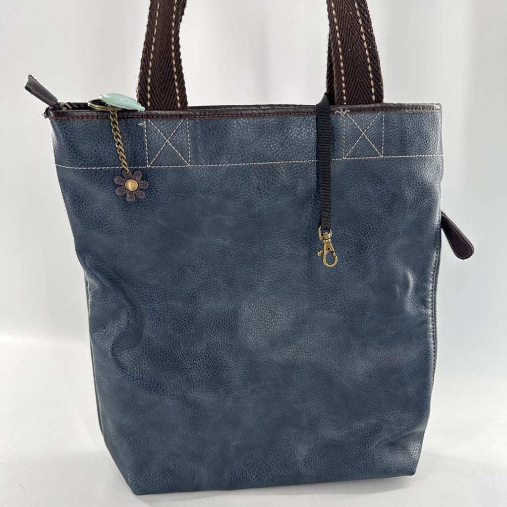 leather polar bear tote