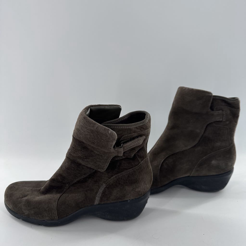 9 suede waterproof ankle boot