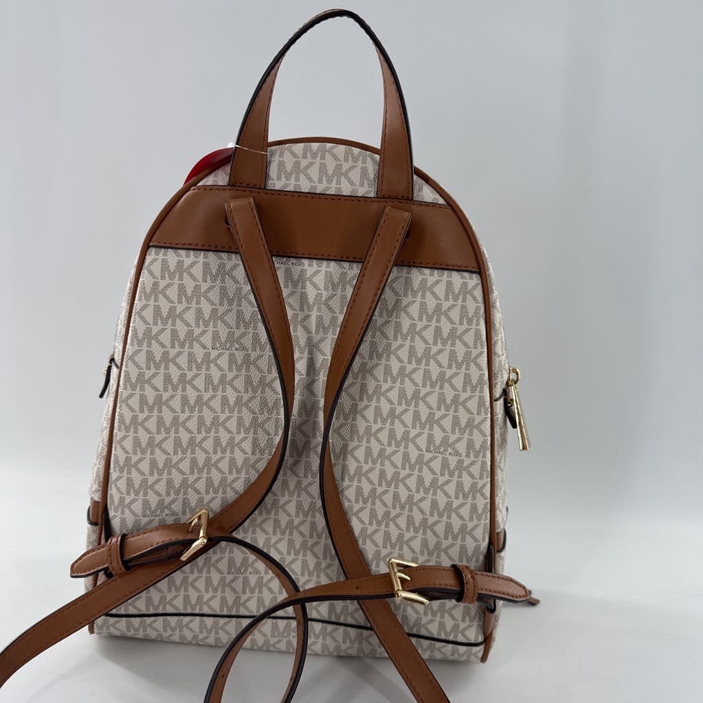 leather logo mini backpack