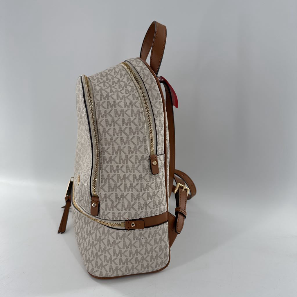 leather logo mini backpack