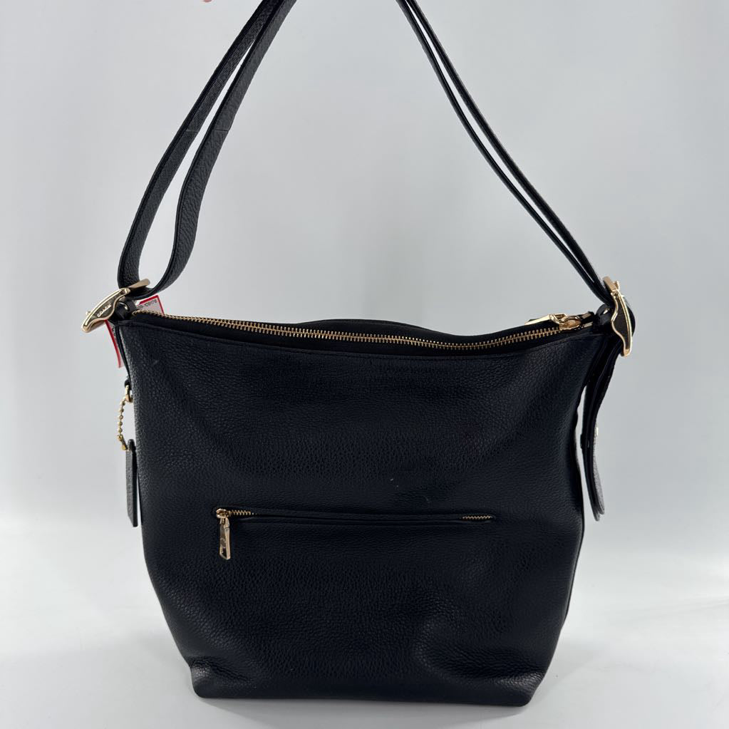 pebbled duffle shoulder bag