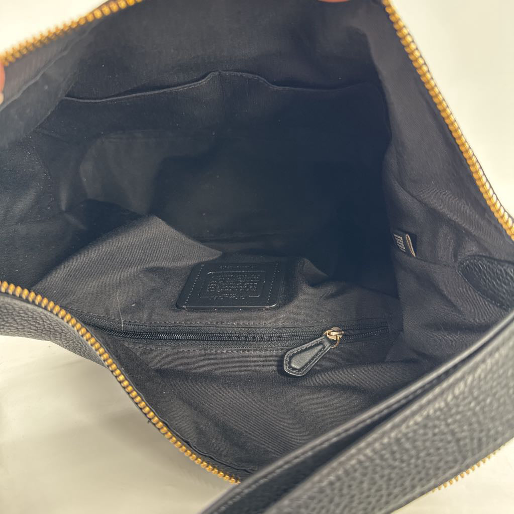 pebbled duffle shoulder bag