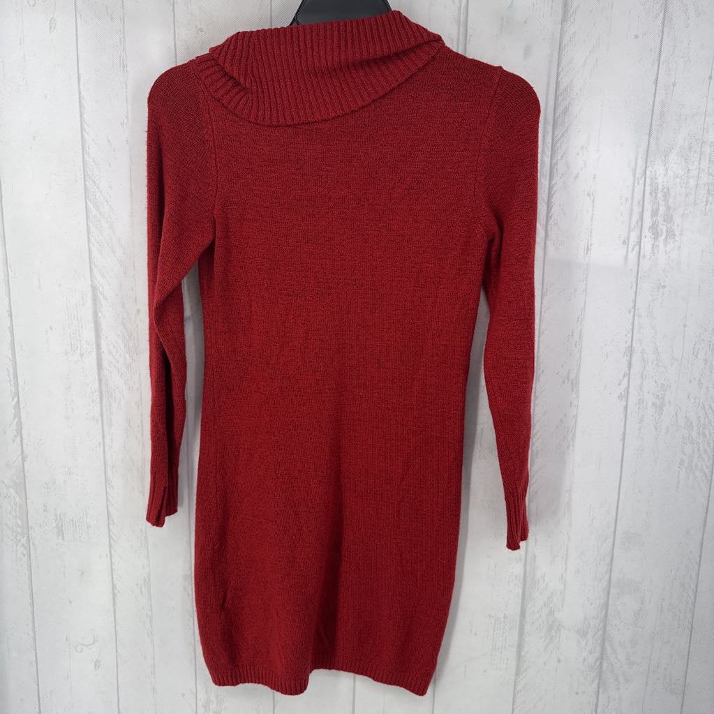 S cowl neck sweater dress