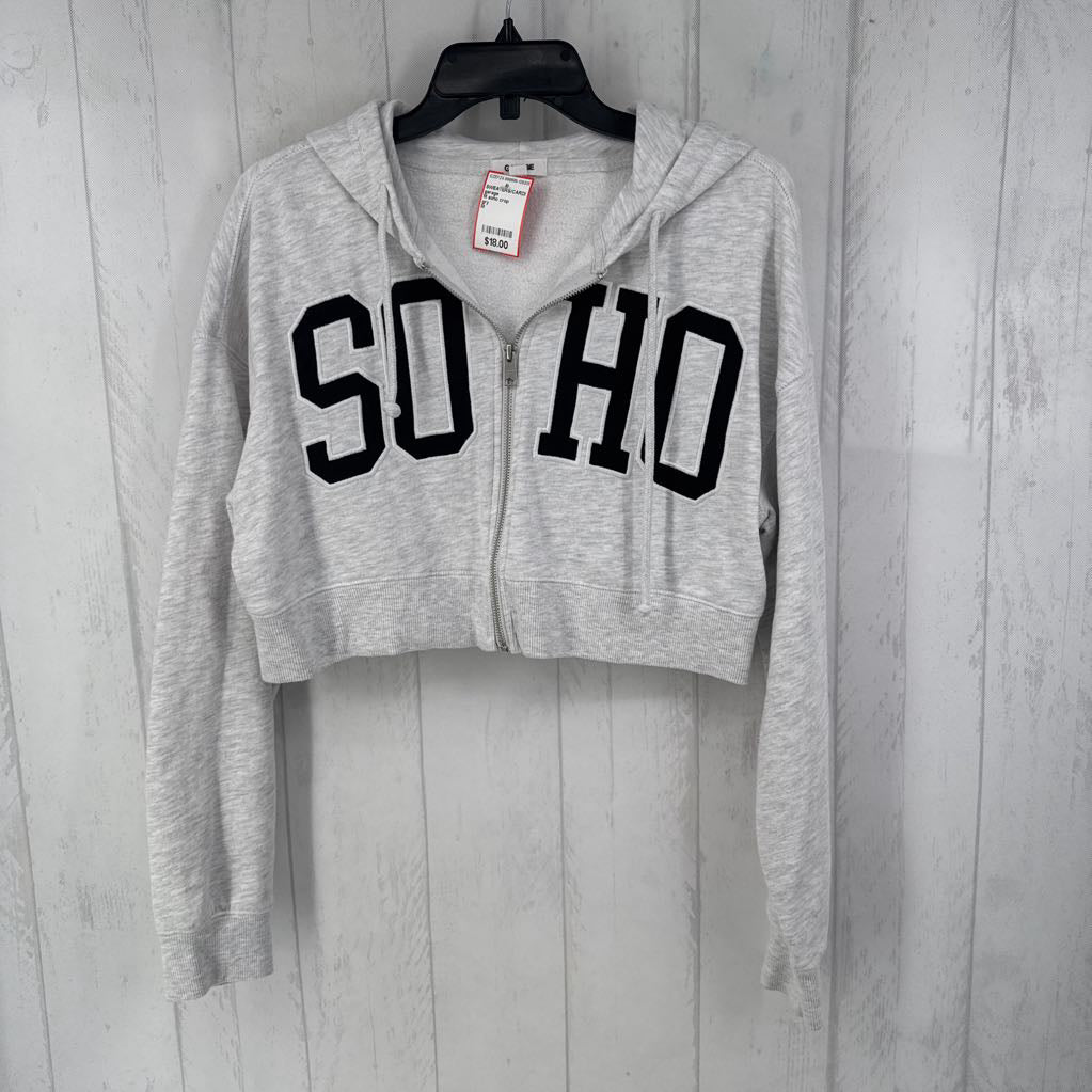M soho crop hoodie
