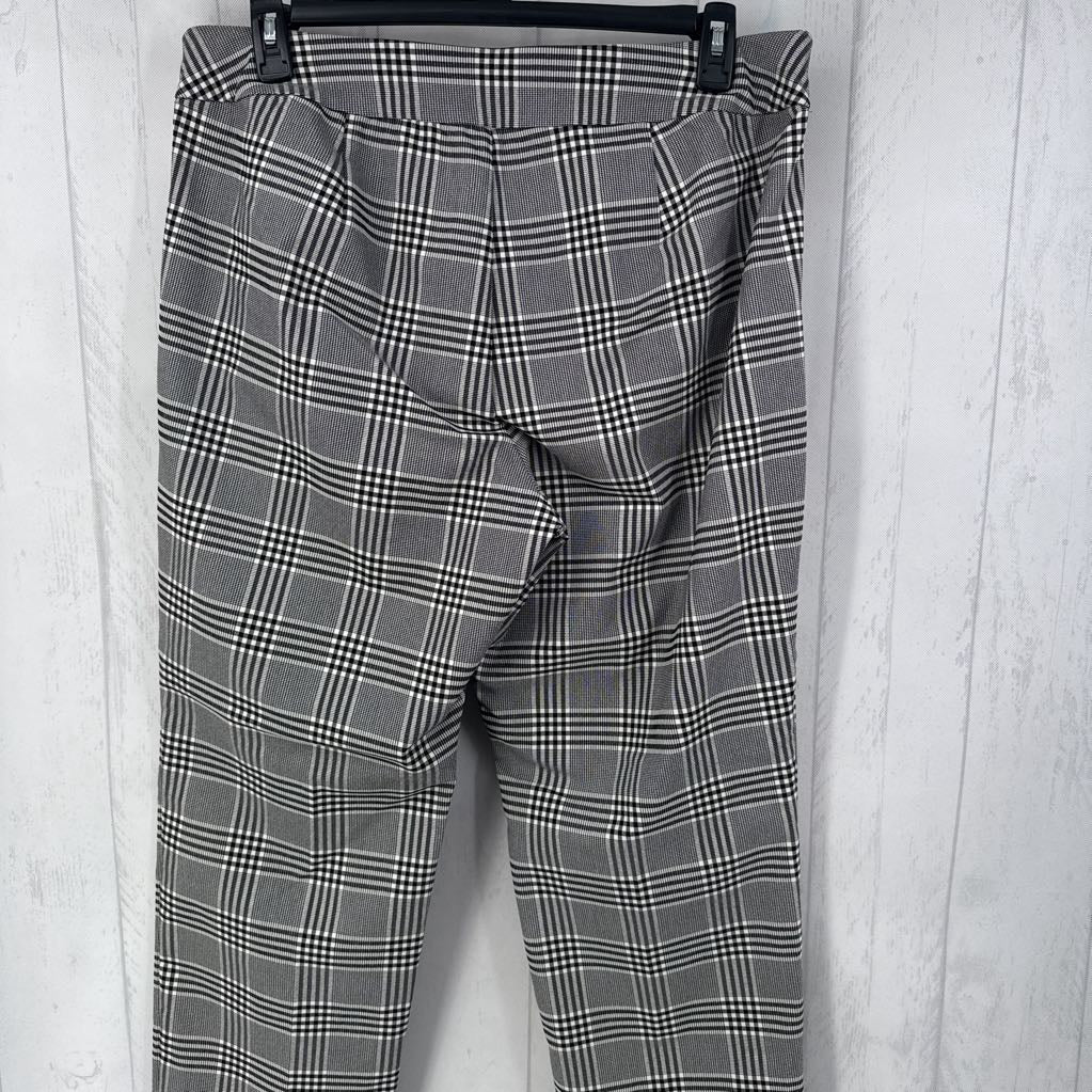 16w plaid pull on pants