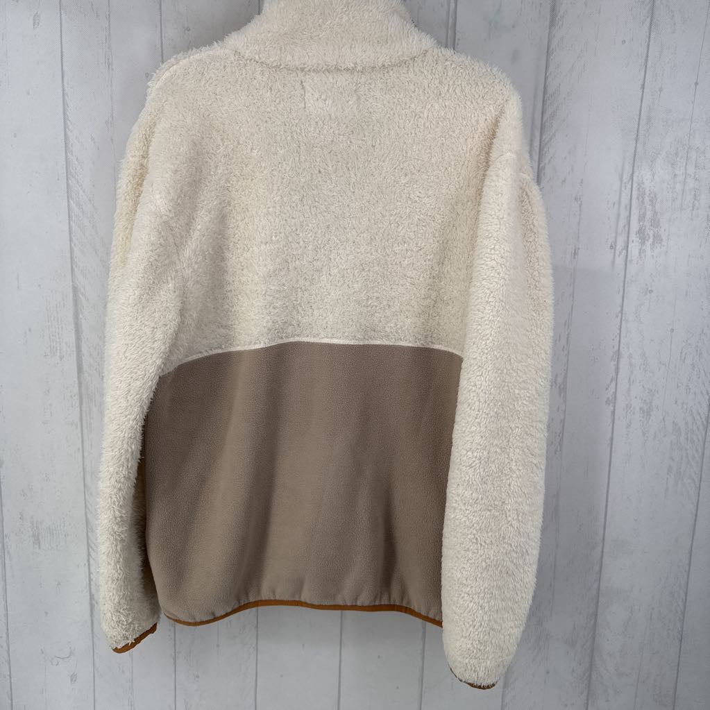 M sherpa zip-up jacket