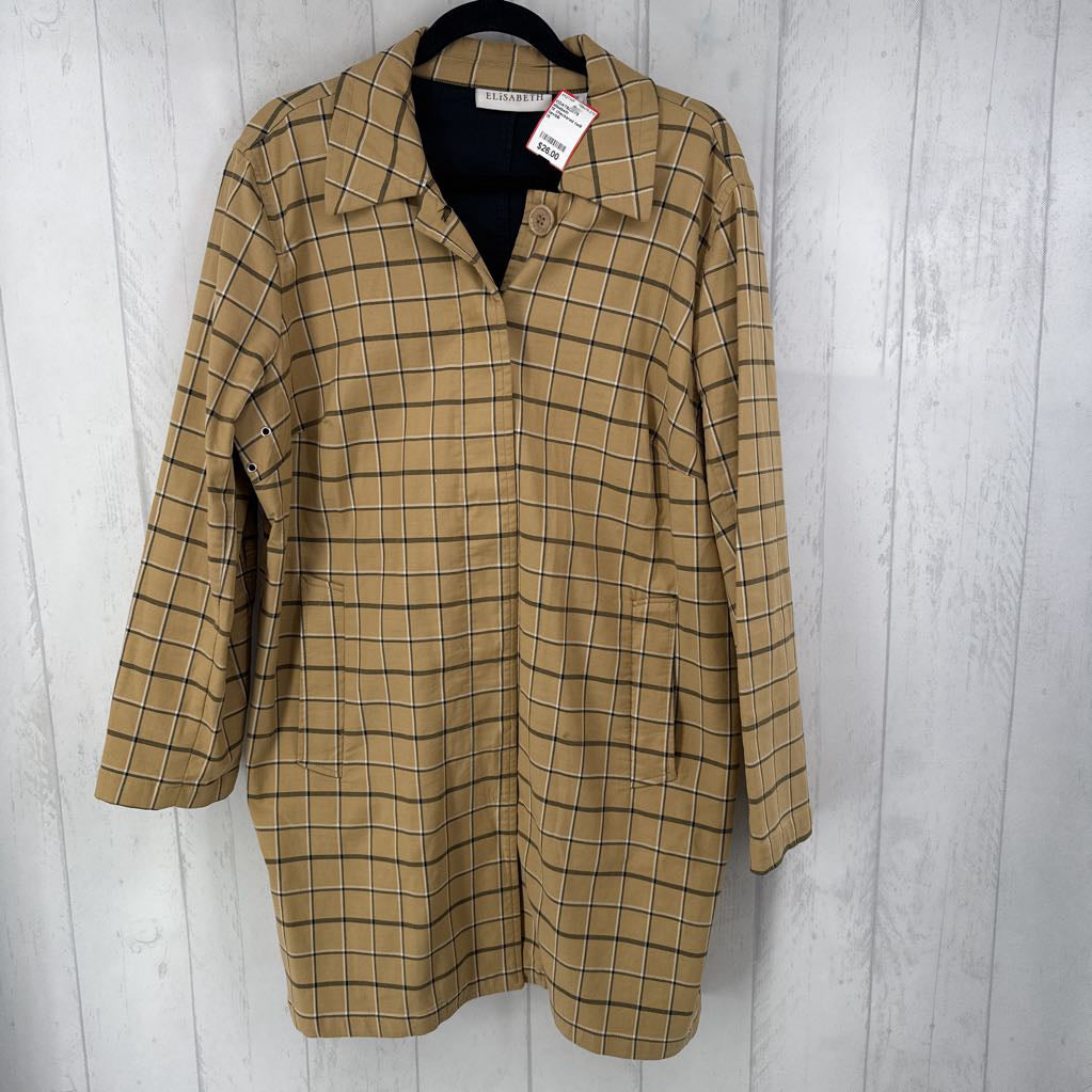 1X checkered twill jacket