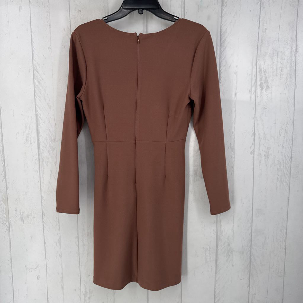 M l/s v-neck dress