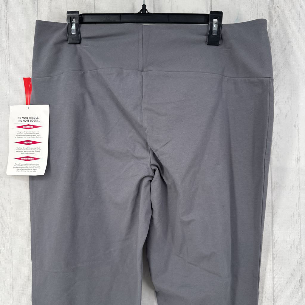 1X hi-rise pull-on pant