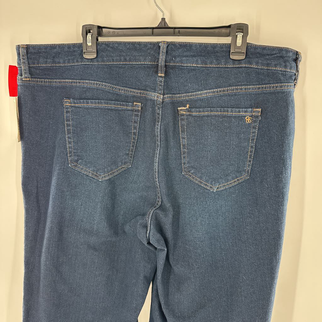 R89 18w wide leg trouser jean