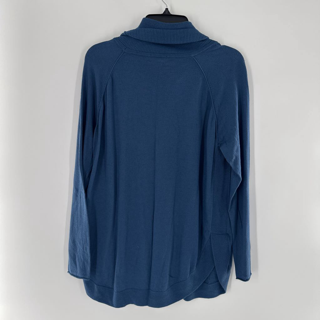 L cowl neck l/s top