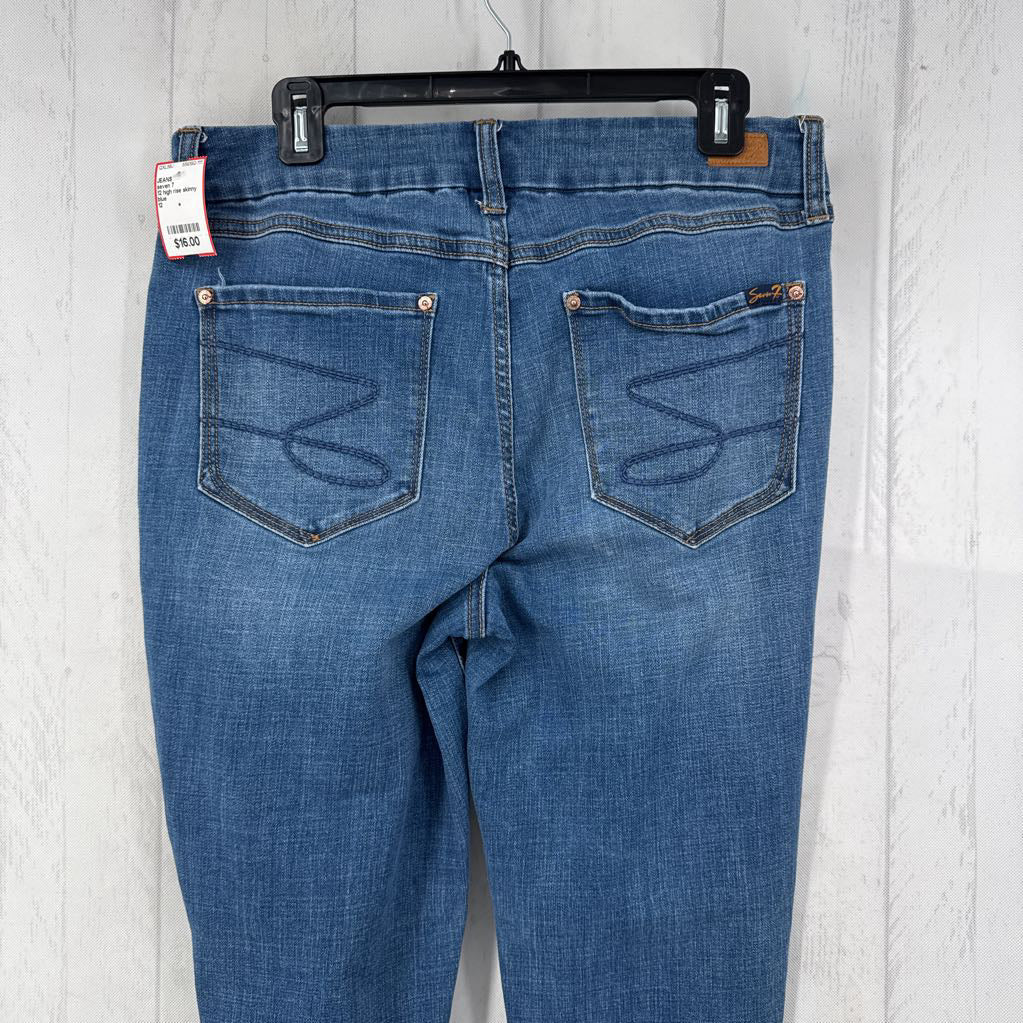 12 high rise skinny jeans