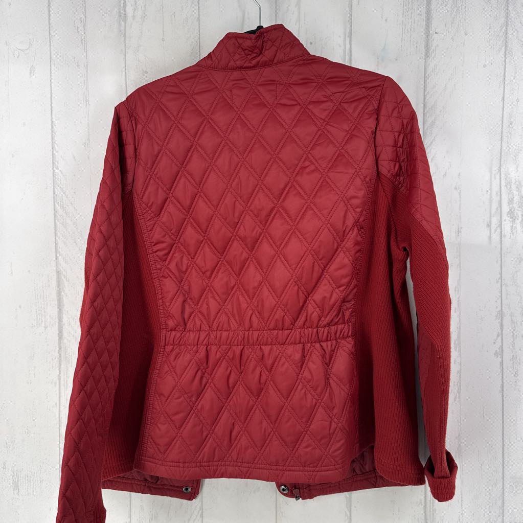 1x quilted snap closure coat