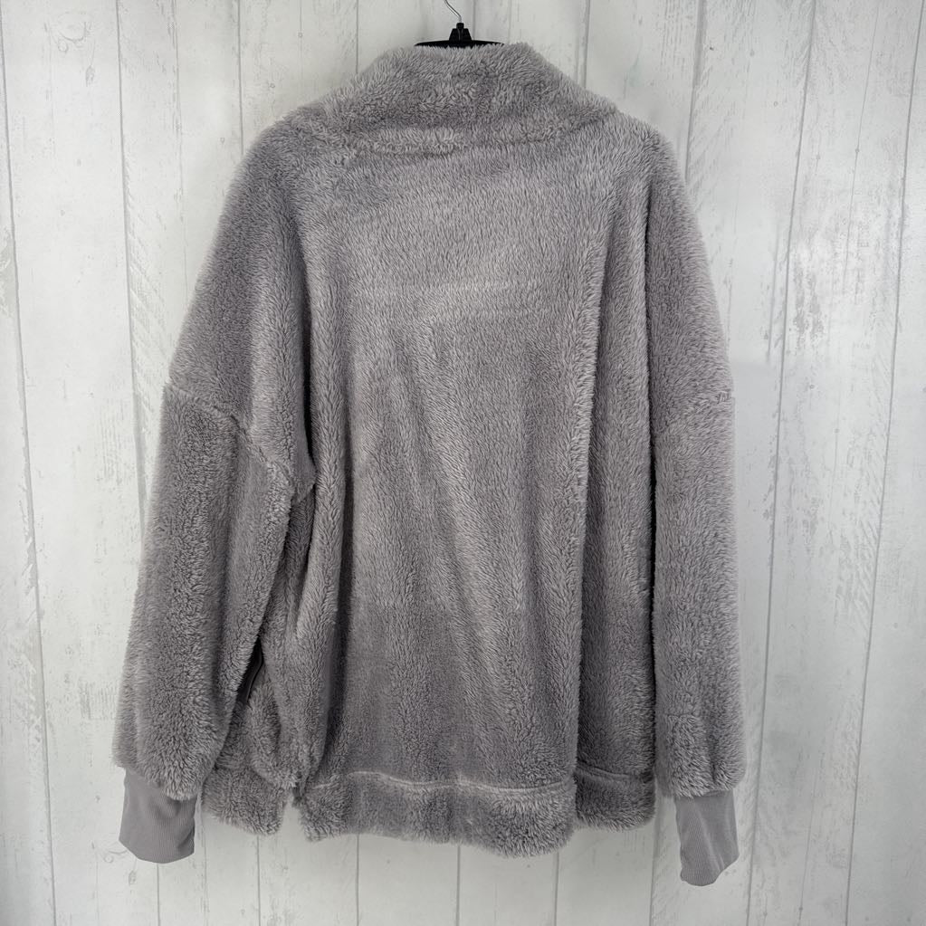 2XL sherpa zip-up jacket