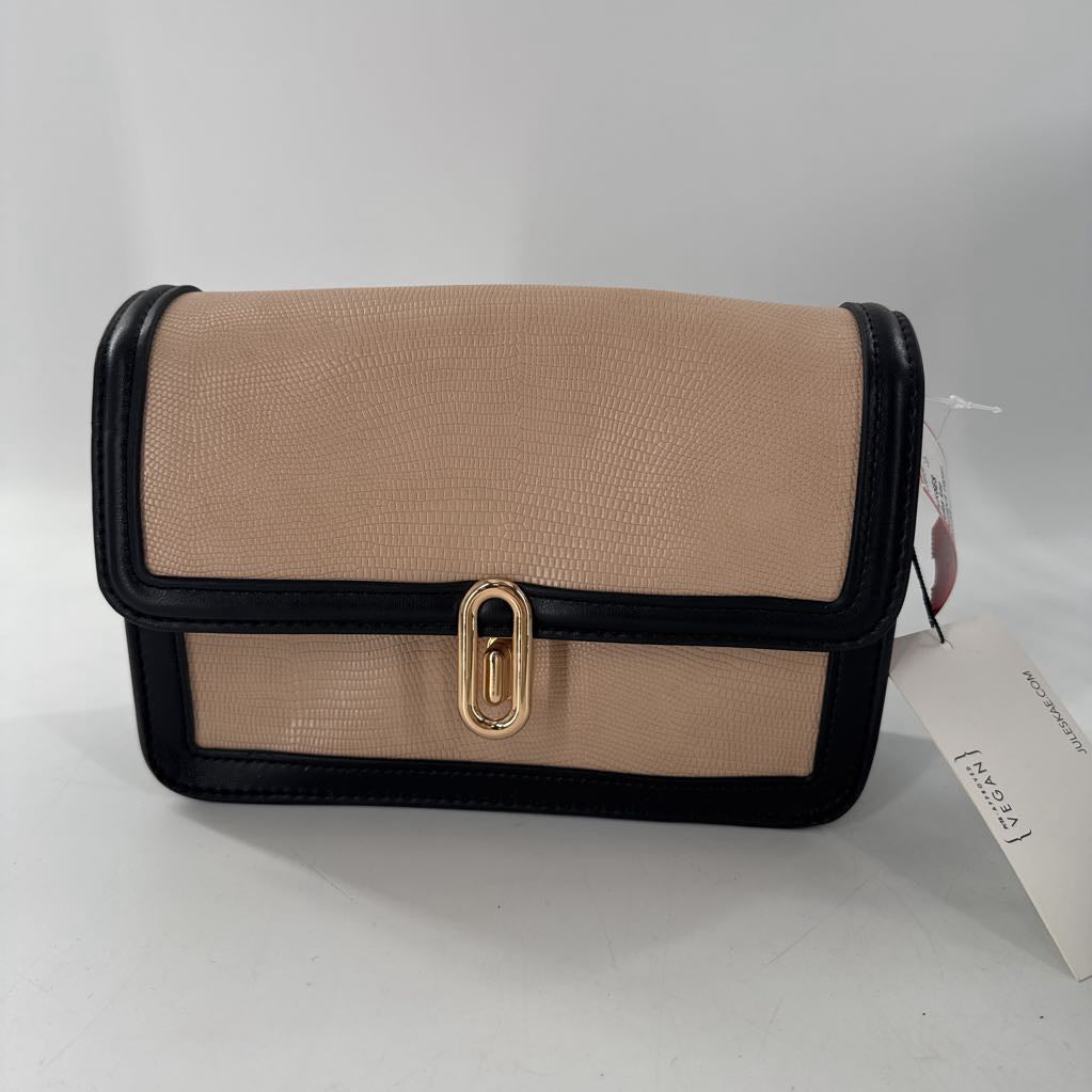 turnlock vegan leather purse