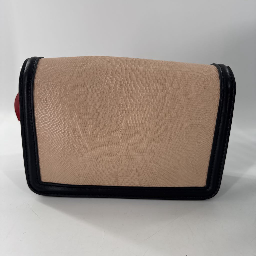 turnlock vegan leather purse
