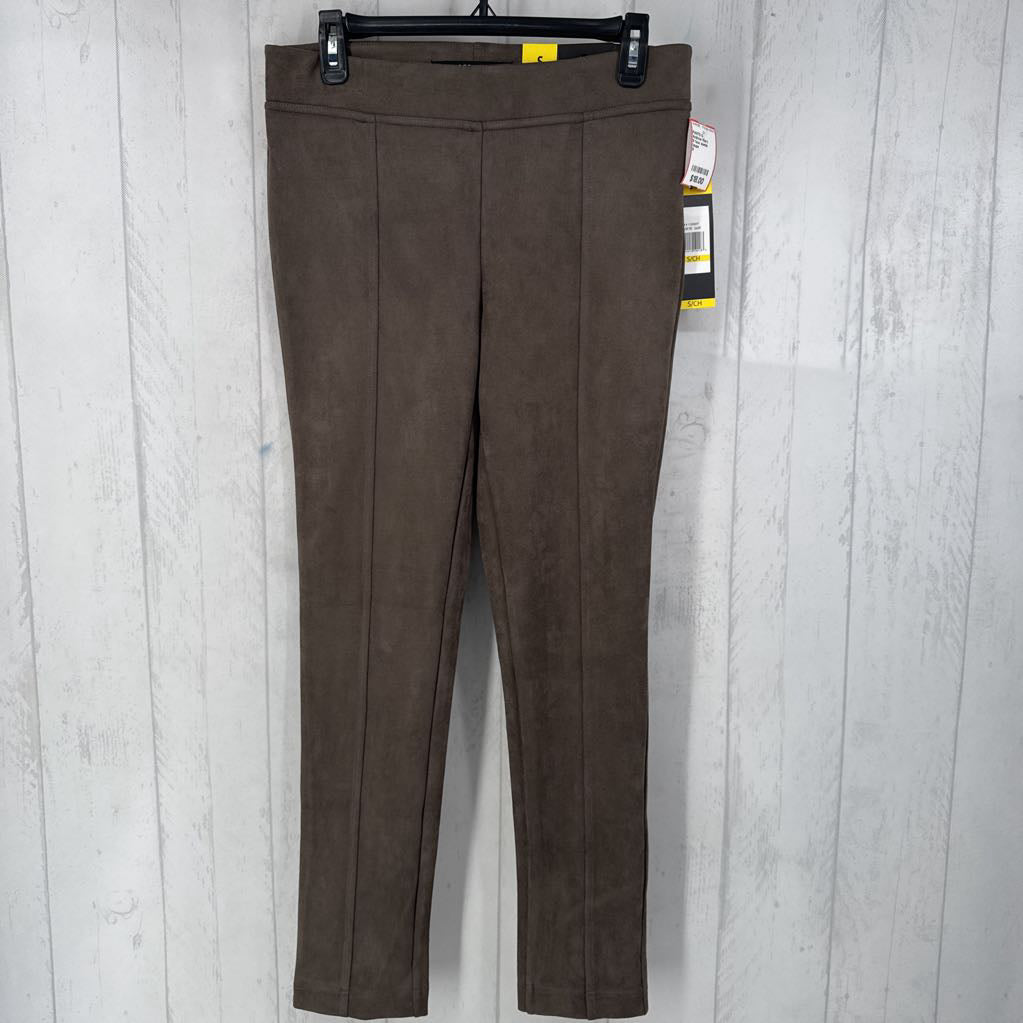 S faux suede skinny pant